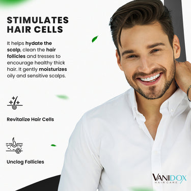 Carbonic Acid Shampoo | Revitalizes Hair Growth | Scalp Soothing Formula | Washes away Dandruff